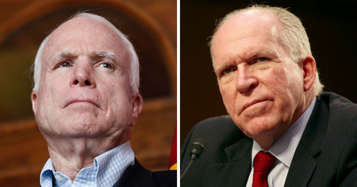 “Songbird” McCain Blasts Trump Meeting With Putin as “Disgraceful” as Treasonous John Brennan Calls on Republicans to Impeach Trump
