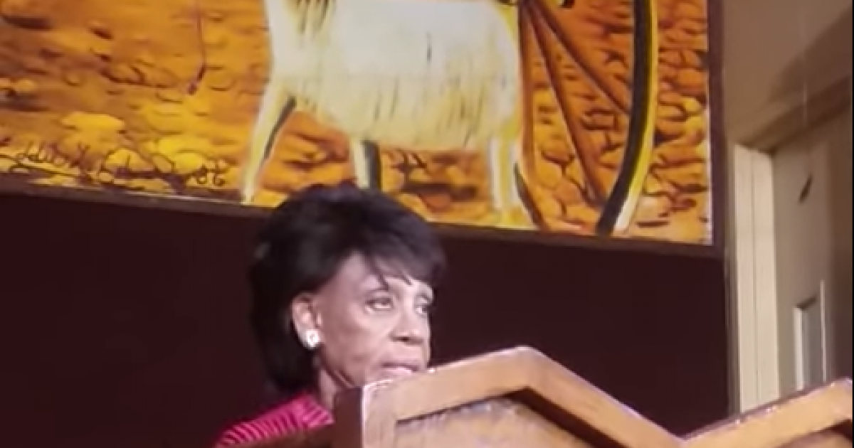 Maxine Waters: God Sent Me To Get Trump