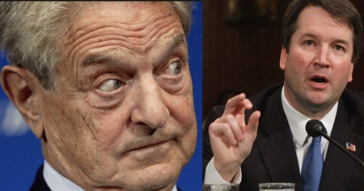 Soros-Funded Group to Spend Millions to Fight Trump SCOTUS Nominee Kavanaugh