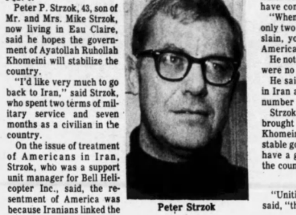 EXPOSED: Peter Strzok Grew Up In Iran and Saudi Arabia, Worked As Obama and Brennan’s Envoy To Iranian Regime