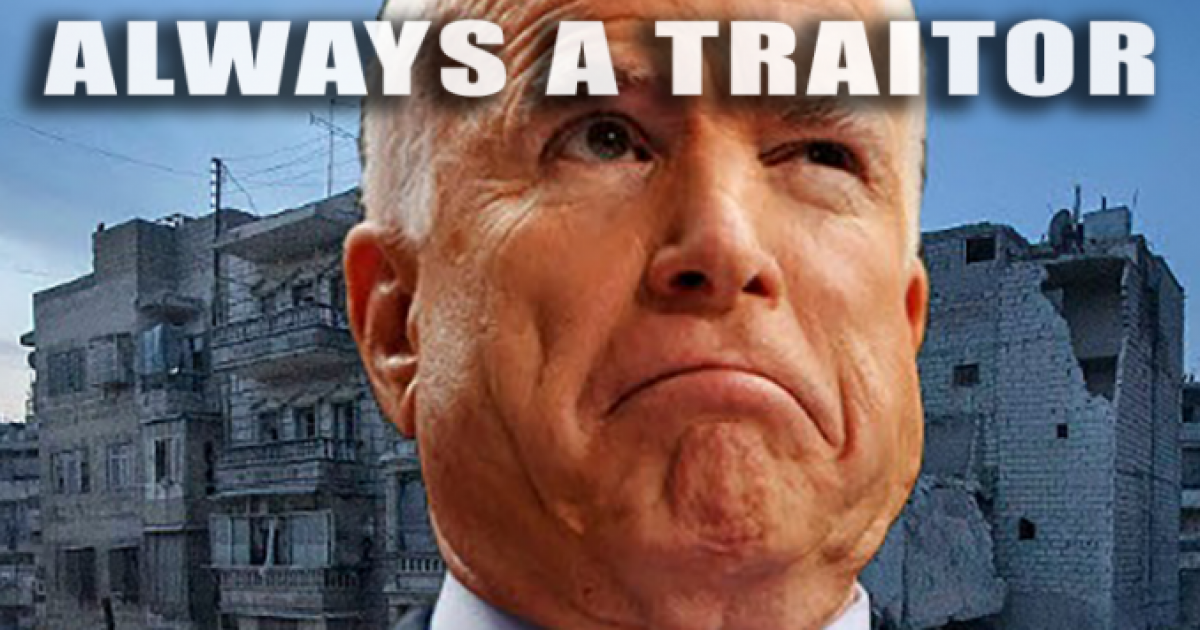 The Truth Is That John “Songbird” McCain Was A Traitor