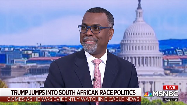 MSNBC’s Eddie Glaude Laughs At Murder Of White Farmers In South Africa