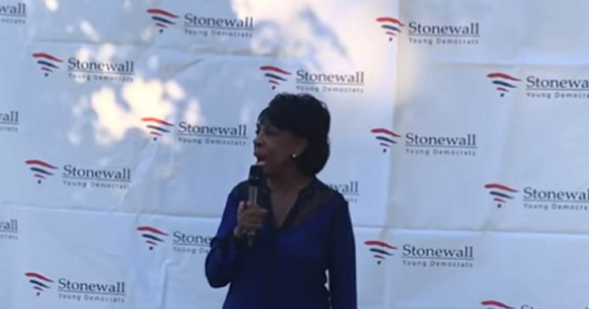Maxine Waters: I Threaten Trump Supporters All The Time