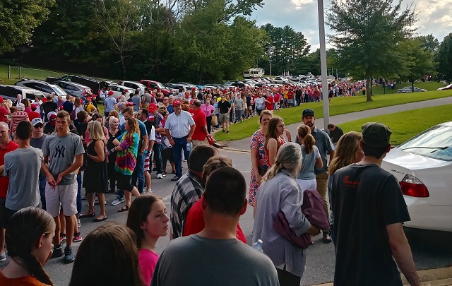 ‘Longest Lines We’ve Ever Seen’: Massive Line For Trump Rally In Tennessee Goes On For Miles