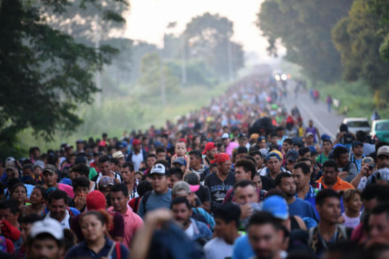 Shocking video of second ‘migrant caravan’ tearing down Mexico-Guatemala border fence; one invader killed