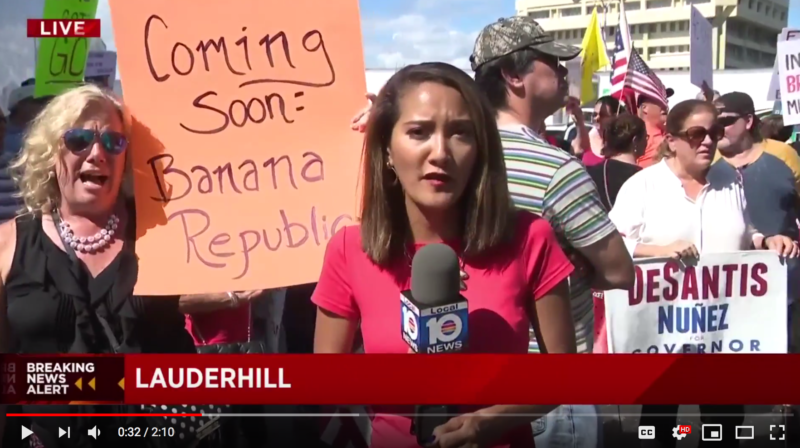 WATCH: Protests GROW outside the Broward Board of Elections where Democrats are stealing election, Protesters chant ‘LOCK HER UP’ about Florida county election chief