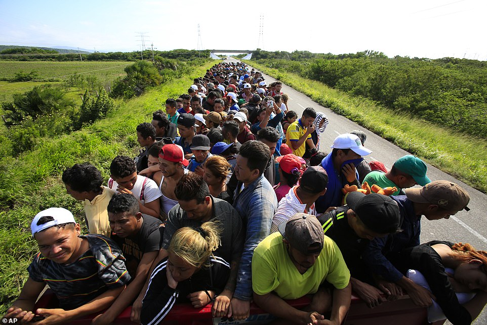 Armed Migrants in Caravan Opened Fire on Mexican Cops, Say Authorities
