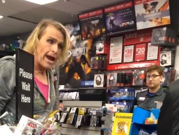 WATCH: Transgender ‘Woman’ Threatens Gamestop Employee For Saying ‘Sir’ Instead Of ‘Ma’am’