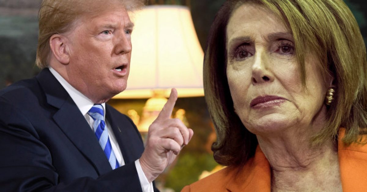 Trump Cancels Pelosi’s Plane To Europe & Middle East Due To Government Shutdown