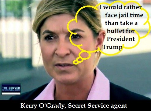 Secret Service agent Kerry O’Grady, who refused to protect Trump, is a rabid feminist
