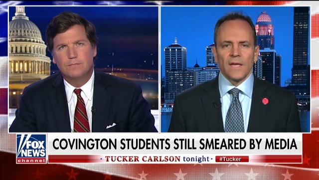 Governor Bevin: Media Rushed to Judge MAGA Teens Because Of Their ‘Color, Gender, Faith, Where They Lived…’