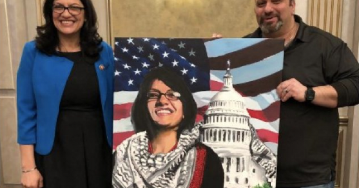 Anti-American Muslim Rep. Rashida Tlaib Posed For Pics With Pro-Hezbollah Activist During Swearing-In Ceremony