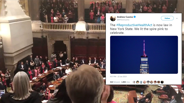 Cheers Break Out As NY Senate Passes Bill Legalizing Abortions Up to Birth, Gov Cuomo ‘Celebrates’