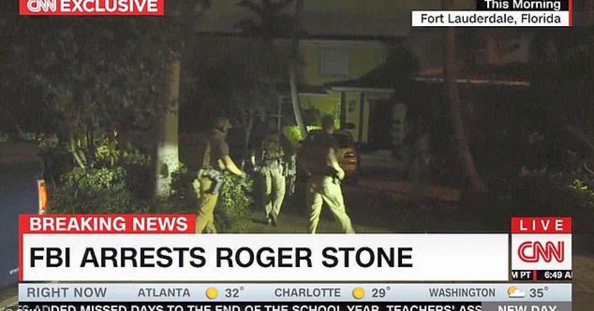 CNN On Capturing Roger Stone Arrest: “It Was Result Of Reporting & Interpreting Clues… It’s Called Journalism”