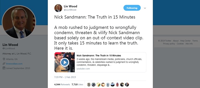 WATCH: Nick Sandmann’s Attorney Releases Viral Video Showing ‘The Truth’ Of What Happened In DC