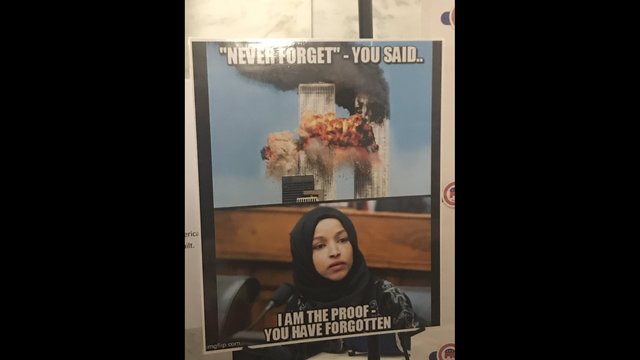 9/11 Poster Featuring ISIS Rep. Ilhan Omar At West Virginia State Capitol Is Accurate – Democrats “Outraged”
