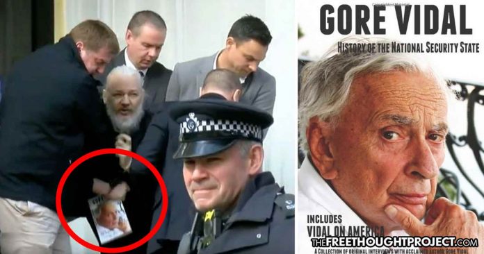 Why the Book Julian Assange Was Holding When He Was Arrested is Extremely Important