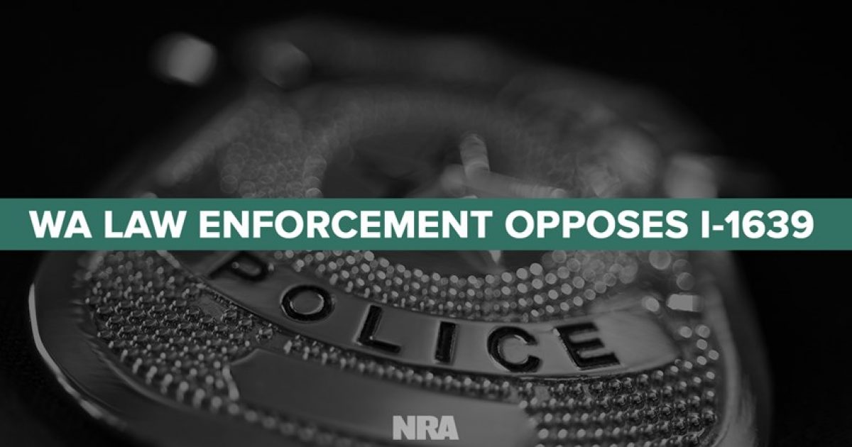Washington State Police Chief & Sheriff Stand Tall Against AG Threats, Declare Their Constitutional Duties To Not Infringe On Rights Of Gun Owners