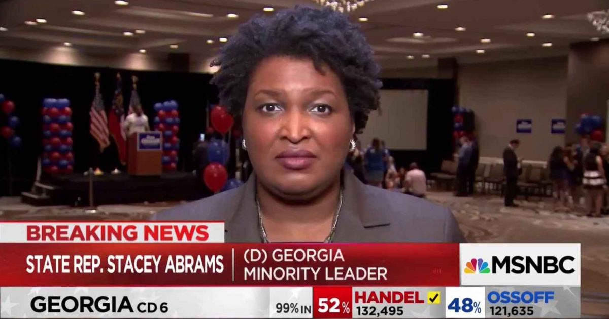 Sore Loser Stacey Abrams: “We Won. I Am Not Delusional”