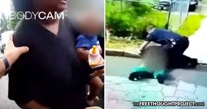 WATCH: Georgia — Baby Falls to the Ground as Officer Drags Mother from Car to Arrest Her