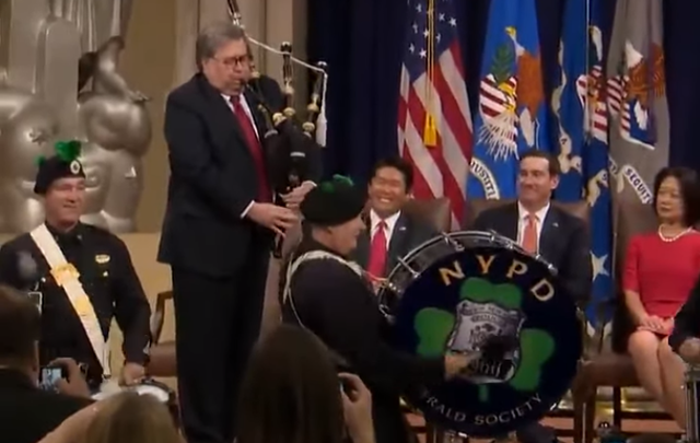 AG Bill Barr STUNS Everyone When He Walks From Behind Stage, AWES The Entire Crowd