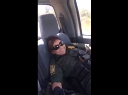 Watch Illegal Aliens, in a Hurry, Jump into the Back of a Truck Driven by US Border Agents