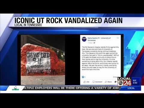 Vandal Paints “Jews Did 9/11” on University of Tennessee Rock. Why Might He Think That?