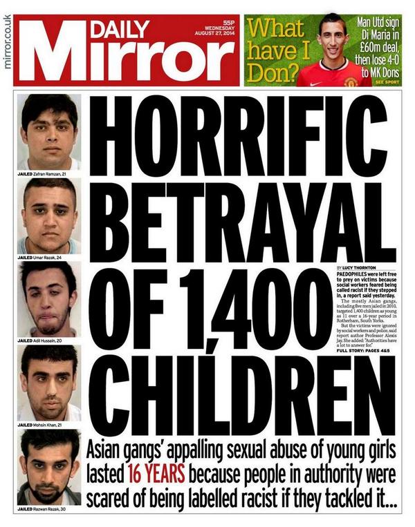 Muslim Rape Gangs: UK Woman Raped by 500 Men Starting at Age of 11 — Police Chose to Prosecute HER