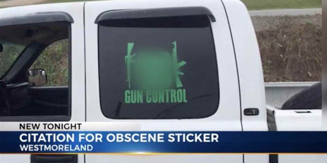 Tennessee Man Prosecuted for Pro-Gun Sticker