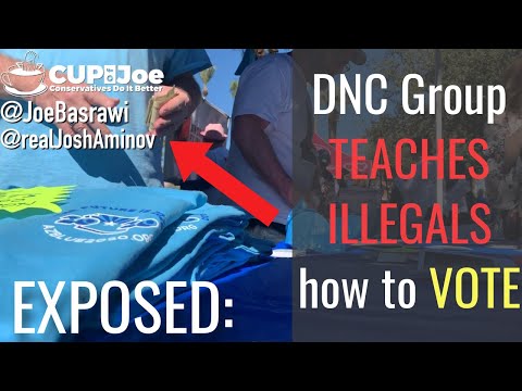 Democrat Caught on Video Teaching Illegals How to Vote