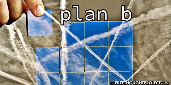 Congress Now Funding ‘Controversial’ Geoengineering ‘Plan B’ to Spray Particles in the Sky to Cool Earth