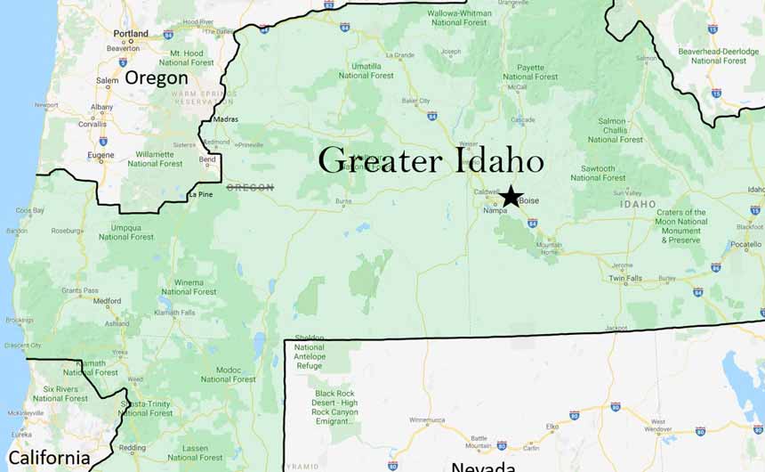 Oregon Residents Petition to Join Idaho Due to Frustrating Liberal Policies
