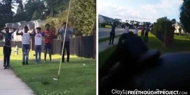 WATCH: Cops Hold Five Small Children at Gunpoint for Playing Outside