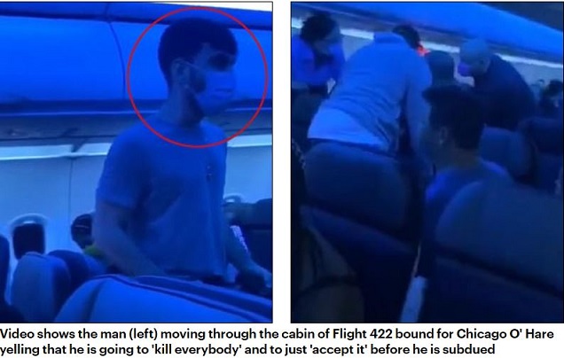 Man threatens to kill everyone on plane unless they accept Jesus was black