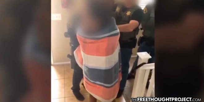 WATCH: Cops Raid Innocent Family, Rip Naked Mom From Shower, Assault Her in Front Yard