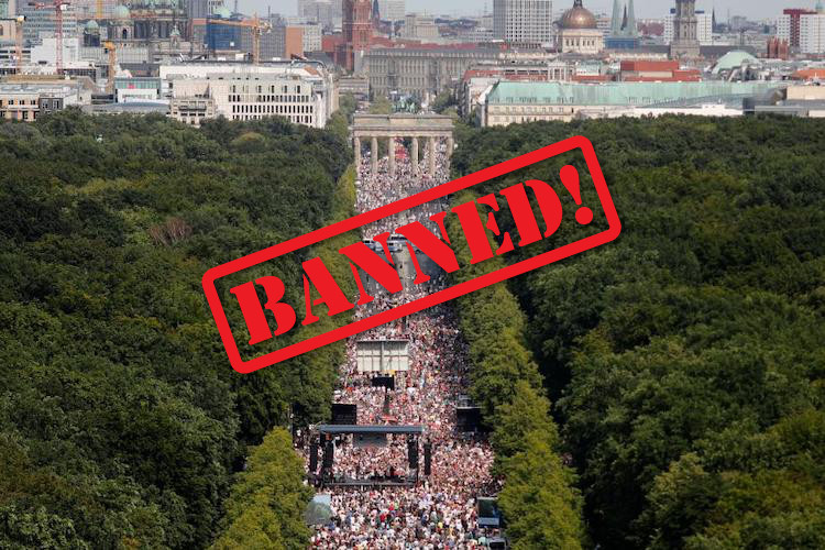 AFTER HUNDREDS OF THOUSANDS RALLY AGAINST PANDEMIC MEASURES, BERLIN BANS COVID PROTESTS