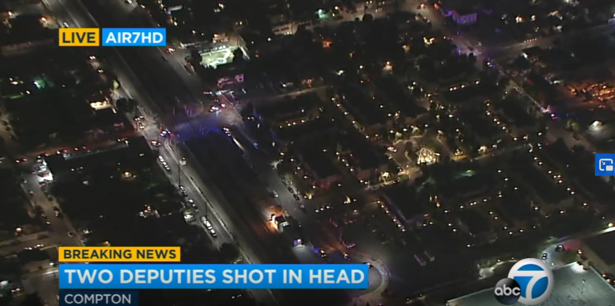 Two Los Angeles County sheriff’s deputies SHOT IN THE HEAD ‘fighting for their lives’ after ambush