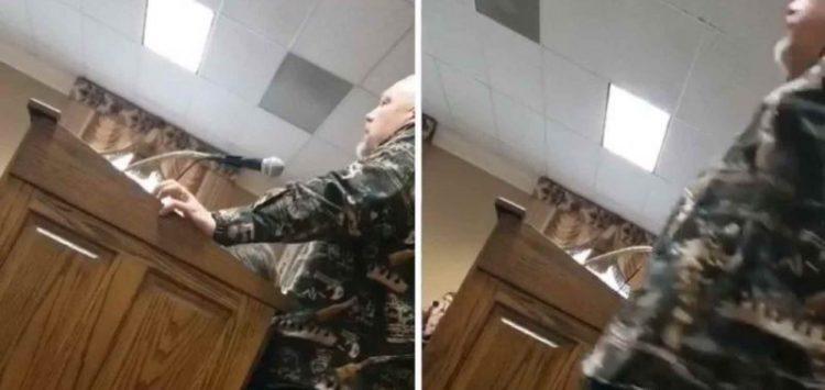 Father Takes Over Council Meeting – Calls Out Child Predator Cop For Grooming His Daughter (Video)