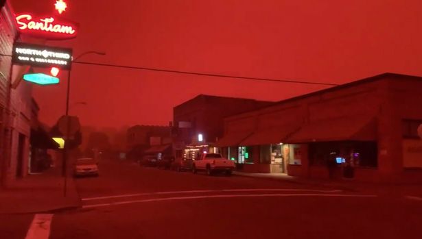 A Sign Of The Times? Unprecedented Fires Have Turned Skies Bright Orange And Blood Red Over California And Oregon