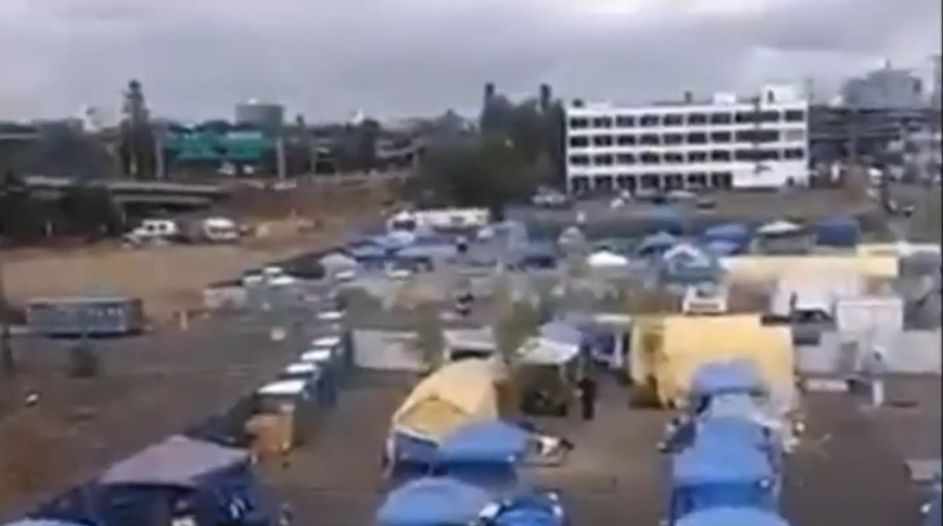 Antifa “war encampment” found in Portland, housing agitators who emerge from tents each night to unleash CHAOS and violence