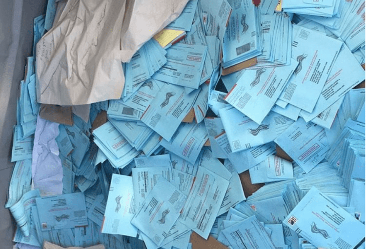 California: Man Finds THOUSANDS Of Unopened Ballots In Garbage Dumpster – Workers Quickly Try To Cover Them Up