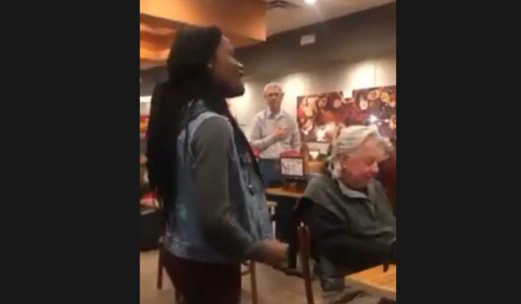 Woman Belts Out National Anthem In Cafe – Watch The Reaction