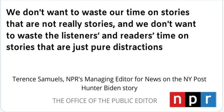 Lawmaker Calls For Defunding NPR Over Refusal To Cover Hunter Biden Laptop News Stories – Where In The Constitution Are We To Be Funding Them In The First Place?