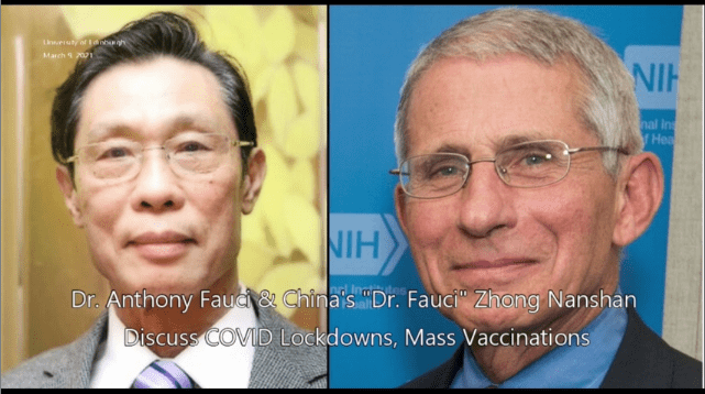 Faucism: Audio Captures Anthony Fauci & China’s Zhong Nanshan Colluding On COVID Lockdowns & Mass Vaccinations (Video)