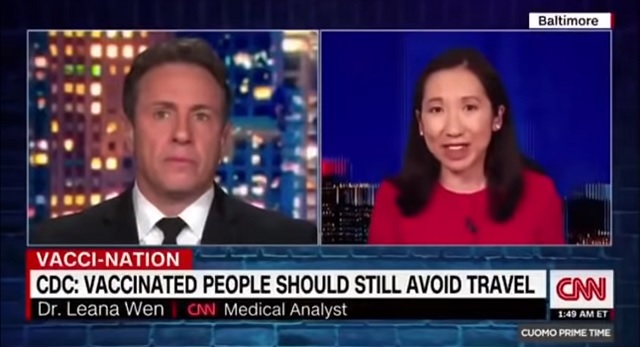 CNN’s Dr Leana Wen: Keep Lockdowns So Vaccine Is Seen As ‘Ticket’ Back to ‘Freedom’