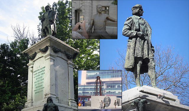 Newark, NJ Takes Down Statue of Christopher Columbus, Erects Statue of George Floyd