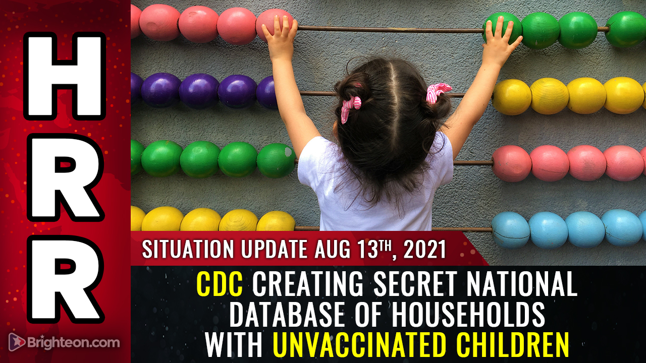 BREAKING: CDC creating secret national database of households with unvaccinated children… hear the recording… plan to medically KIDNAP all unvaxxed kids?