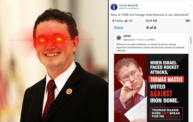 Kentucky Rep Thomas Massie Calls Out AIPAC For ‘Foreign Interference’ In Our Elections