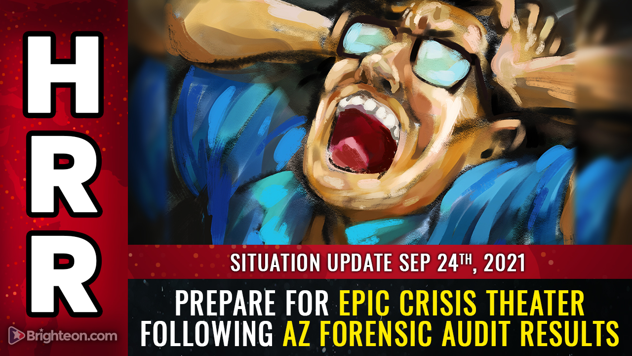 AZ forensic audit results show SYSTEMIC fraud, faked votes, more than 5X the margin of “victory” from just one county out of the entire state … prepare for CRISIS THEATER distractions