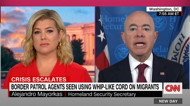 DHS Head Alejandro Mayorkas ‘Horrified’ By Images Showing Border Patrol Trying to Protect Our Border